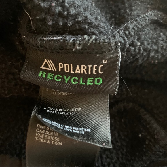 The North Face Girls Denali Jacket in Black - Picture 9 of 11